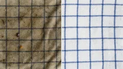 Jak oživit staré kuchyňské utěrky, když praní nestačí: nový způsob